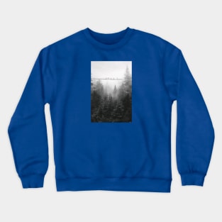 Bridge over the forest Crewneck Sweatshirt